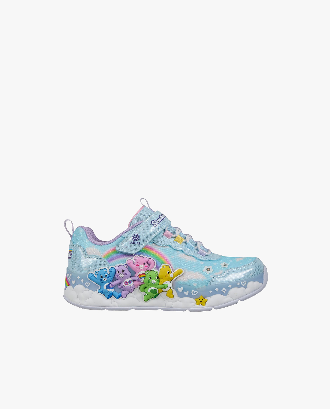 SKECHERS - Giày sneakers bé gái cổ thấp Hugs N Snugs