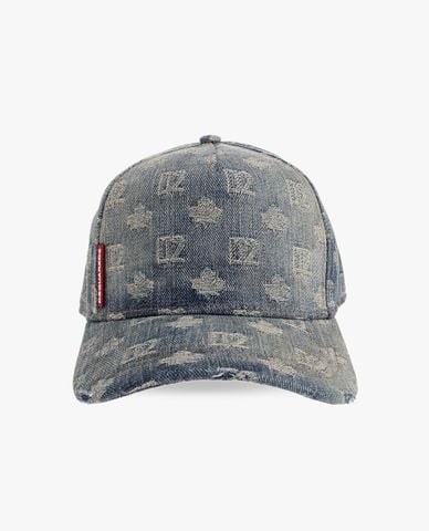  DSQUARED2 - Nón bóng chày nam họa tiết monogram 
