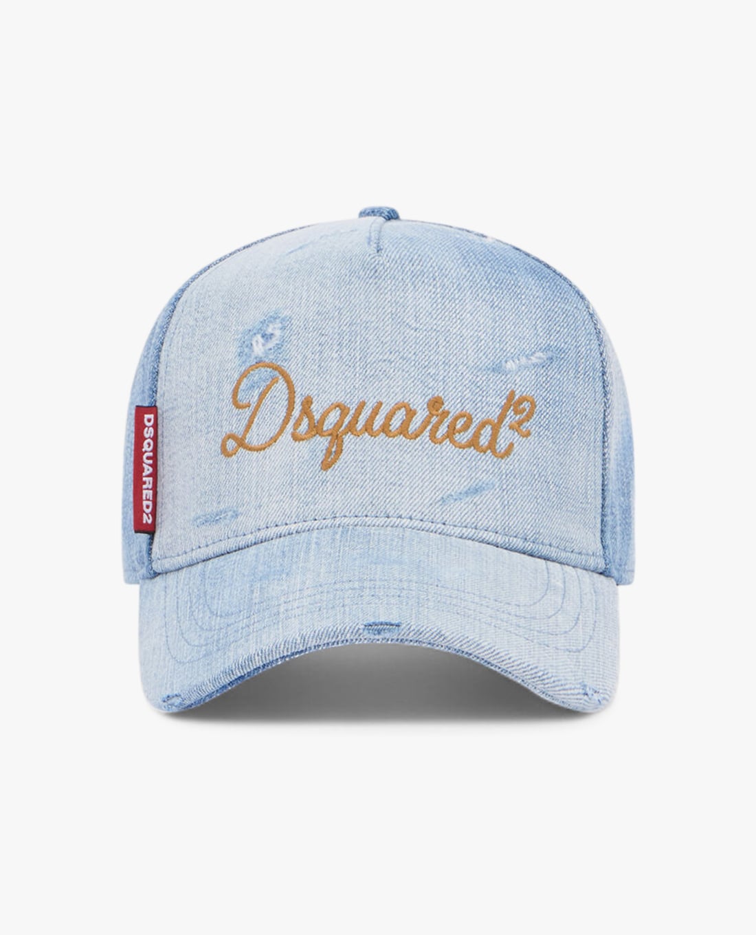 DSQUARED2 - Nón bóng chày nam denim thêu họa tiết