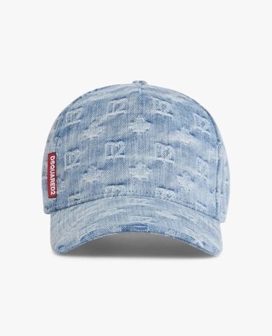  DSQUARED2 - Nón bóng chày nam họa tiết monogram 