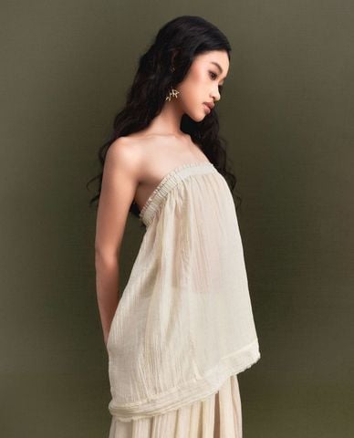  THOME - Áo kiểu nữ dáng quây cúp ngực Nhị Trúc 