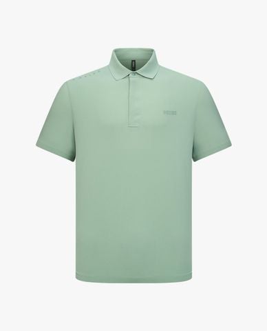  K-SWISS - Áo polo nam cổ bẻ tay ngắn phối logo 