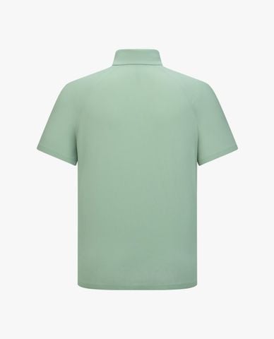  K-SWISS - Áo polo nam cổ bẻ tay ngắn phối logo 