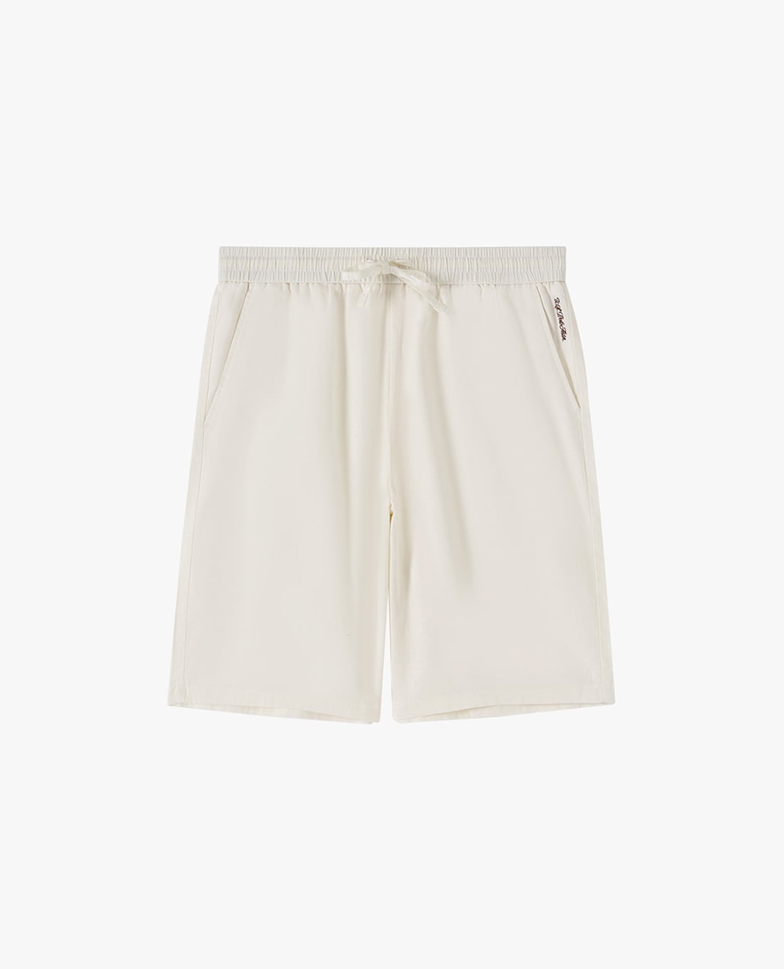 USPA - Quần short nam ngang gối lưng thun dây rút