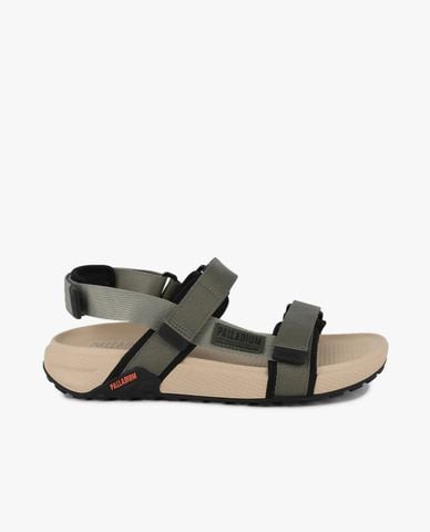  PALLADIUM - Giày sandals unisex đế bệt quai dán 