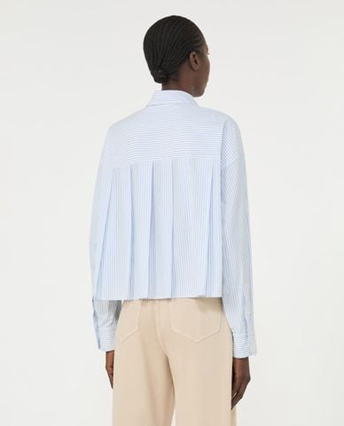  WEEKEND MAX MARA - Áo sơ mi nữ cổ bẻ tay dài Wkdeden 