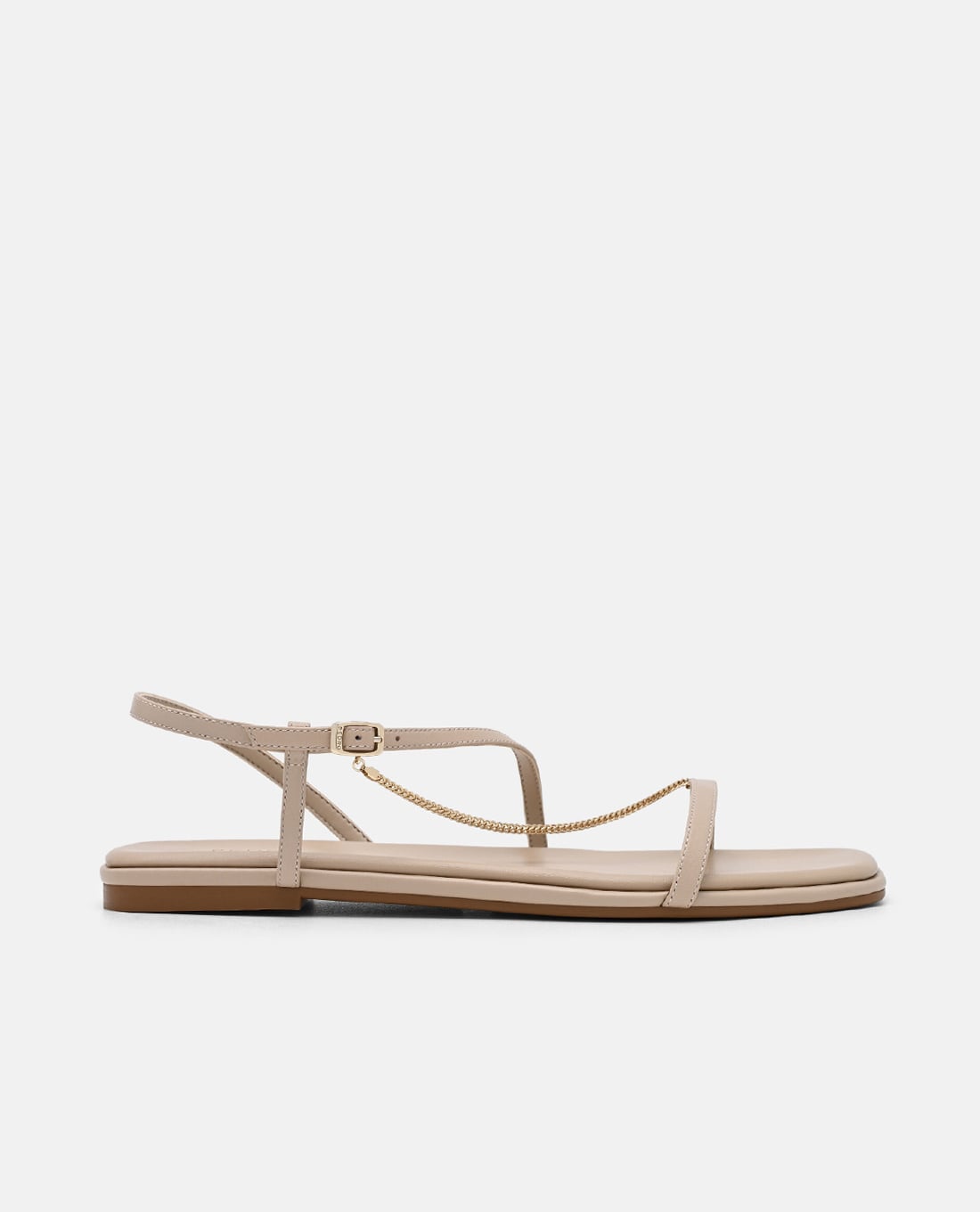 PEDRO - Giày sandals nữ đế bệt mũi vuông Marland
