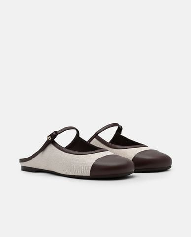  PEDRO - Giày mules nữ đế bệt mũi tròn 