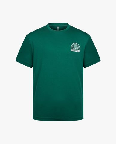  K-SWISS - Áo thun nam cổ tròn tay ngắn phối logo 