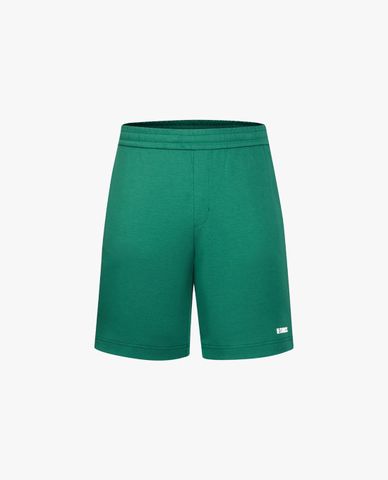  K-SWISS - Quần short thể thao nam ống rộng in logo 