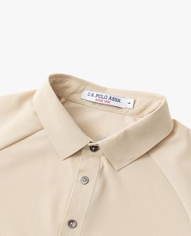  USPA - Áo polo nam cổ bẻ tay ngắn in logo 