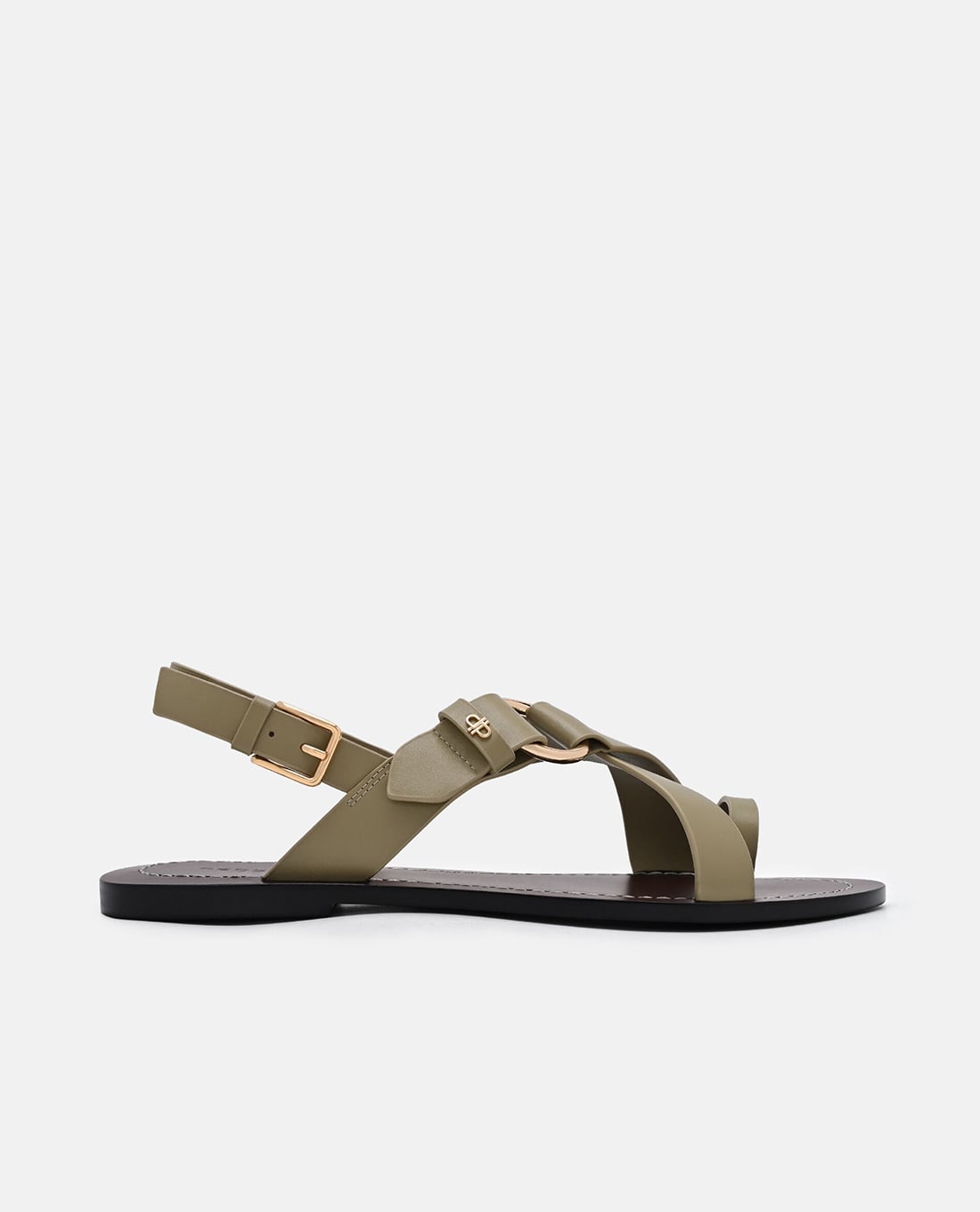 PEDRO - Giày sandals nữ đế bệt mũi tròn Roe