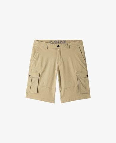  USPA - Quần short nam ngang gối phối túi hộp 