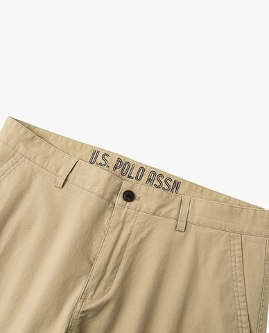  USPA - Quần short nam ngang gối phối túi hộp 