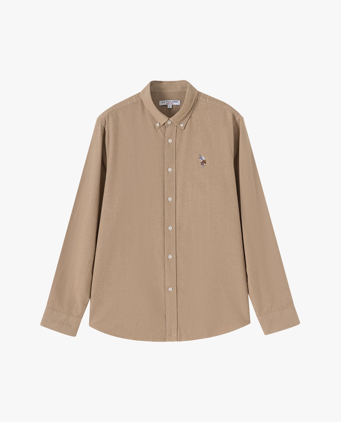 USPA - Áo sơ mi nam cổ bẻ tay dài thêu logo