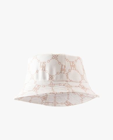  USPA - Nón bucket unisex họa tiết monogram 