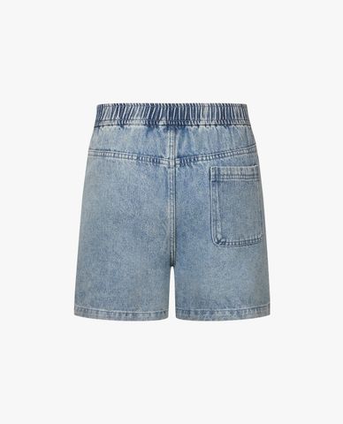  PALLADIUM - Quần short jeans nữ lưng thun Iris Logo 