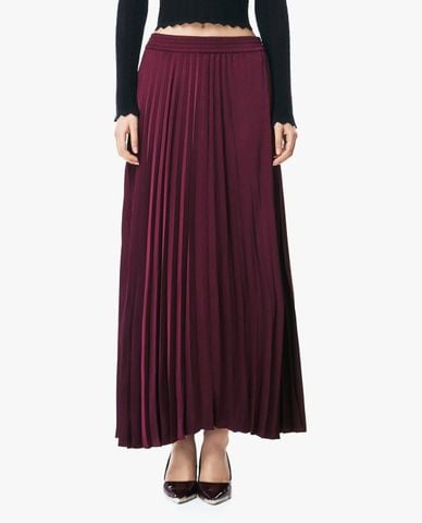  GIGI - Chân váy xếp li maxi dáng xòe 