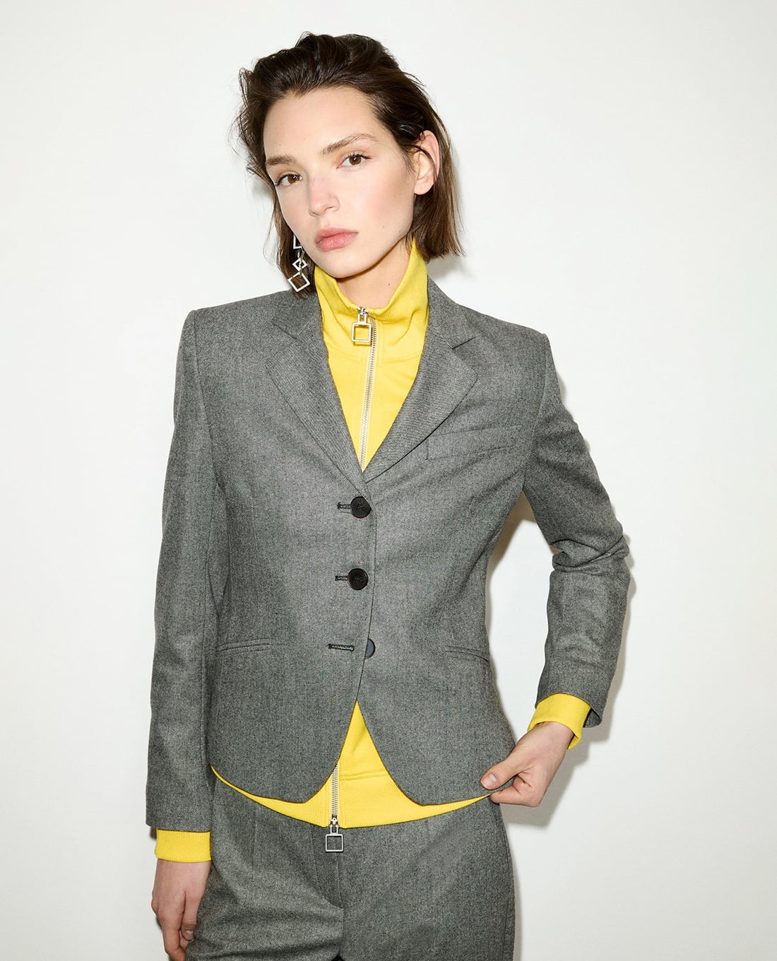 MAX&Co. - Áo khoác blazer nữ một hàng nút Mcolaccato