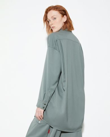  MAX&Co. - Áo khoác sơ mi nữ phom rộng phối túi Calende 