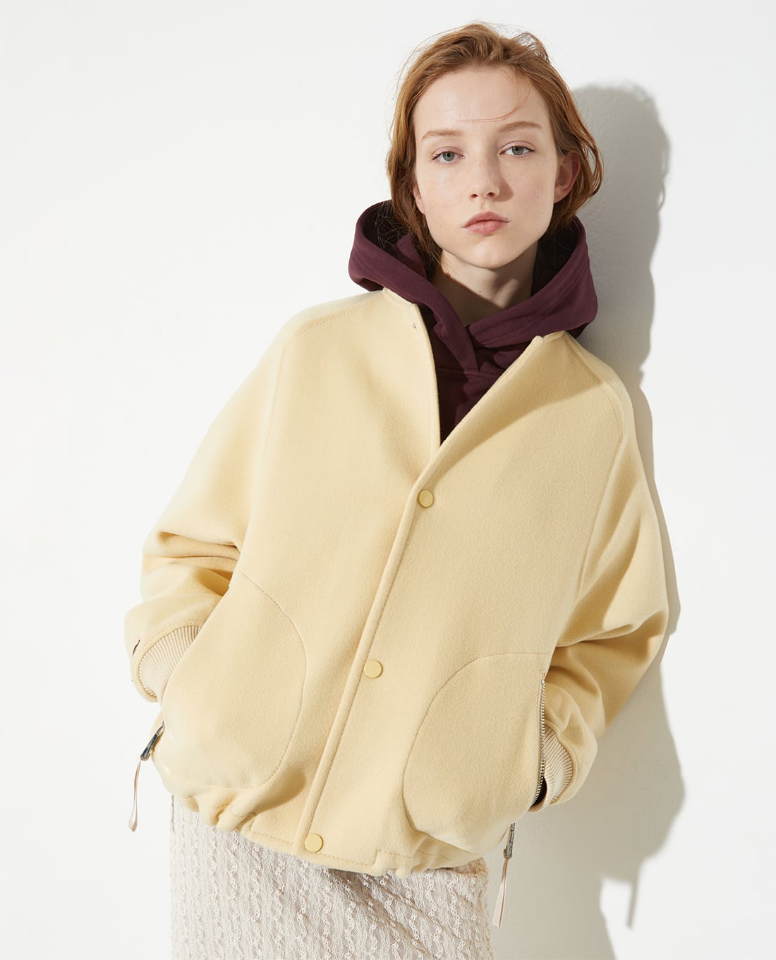 MAX&Co. - Áo khoác bomber nữ tay dài Estonia