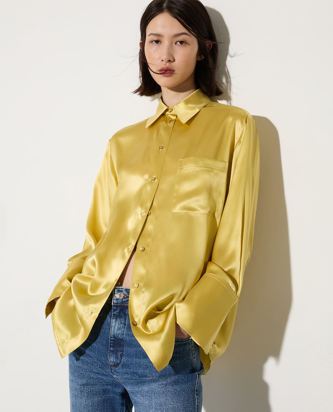 MAX&Co. - Áo sơ mi nữ cổ bẻ tay dài Mcoangri