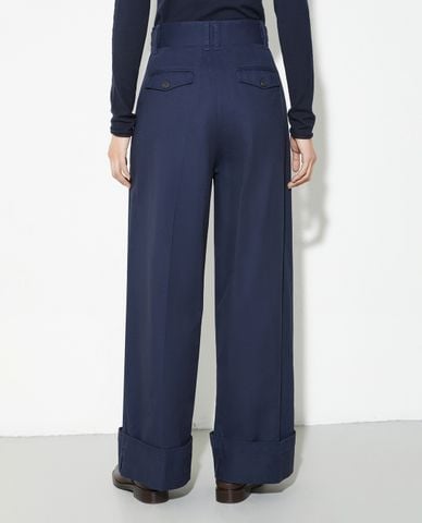  MAX&Co. - Quần nữ ống rộng phối thắt lưng Garonna 