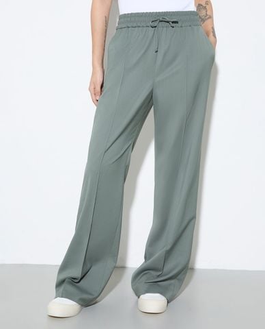  MAX&Co. - Quần nữ ống rộng lưng thun phối dây rút Revere 