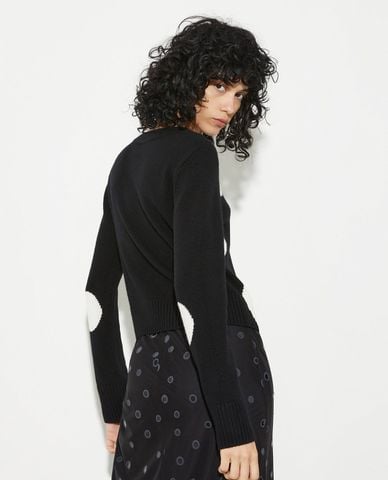  MAX&Co. - Áo dệt kim nữ cổ tròn tay dài Mcosansa 