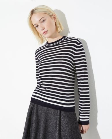  MAX&Co. - Áo dệt kim nữ cổ tròn tay dài Jervis 