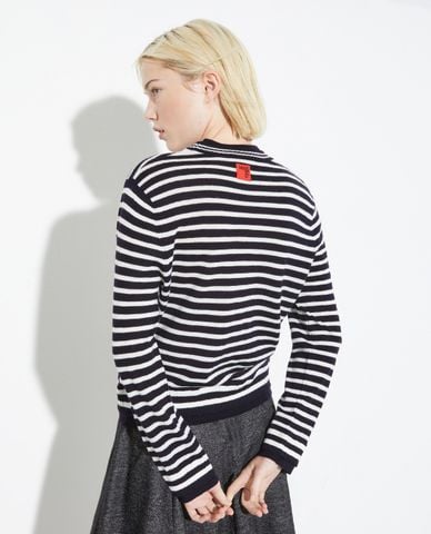  MAX&Co. - Áo dệt kim nữ cổ tròn tay dài Jervis 