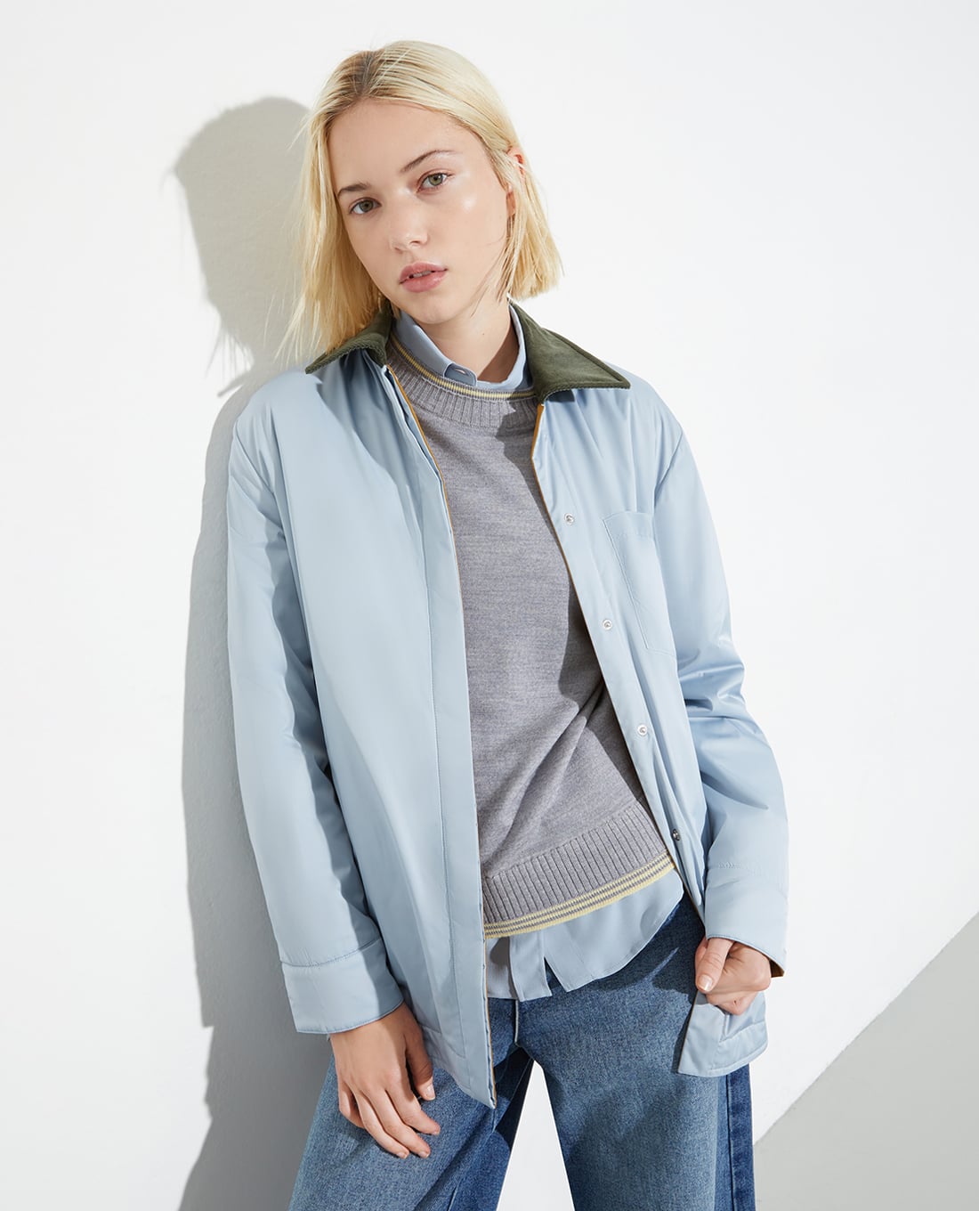 MAX&Co. - Áo khoác sơ mi nữ hai mặt Libretto