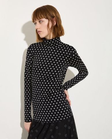  MAX&Co. - Áo kiểu nữ cổ lọ tay dài kèm găng tay Mcofuggito 