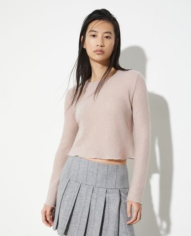  MAX&Co. - Áo dệt kim nữ cổ tròn tay dài Narvel 