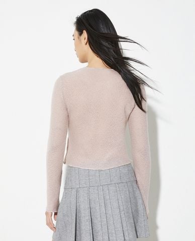  MAX&Co. - Áo dệt kim nữ cổ tròn tay dài Narvel 