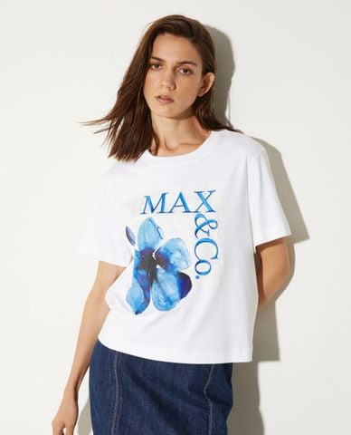  MAX&Co. - Áo thun nữ cổ tròn tay ngắn Mcomambo 