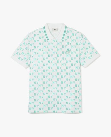  MLB - Áo polo unisex tay ngắn Classic Monogram Plate Pattern Kara 