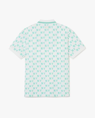  MLB - Áo polo unisex tay ngắn Classic Monogram Plate Pattern Kara 