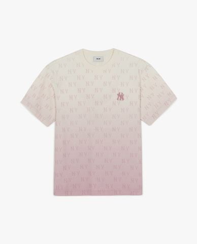  MLB - Áo thun unisex cổ tròn tay ngắn Monogram 