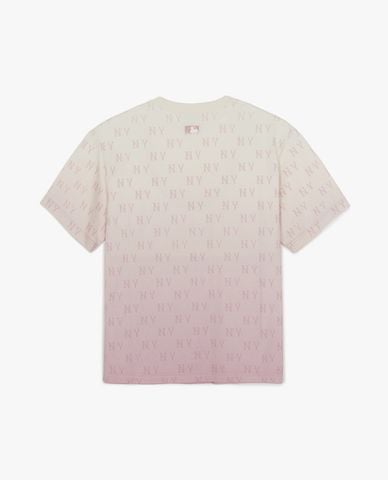  MLB - Áo thun unisex cổ tròn tay ngắn Monogram 