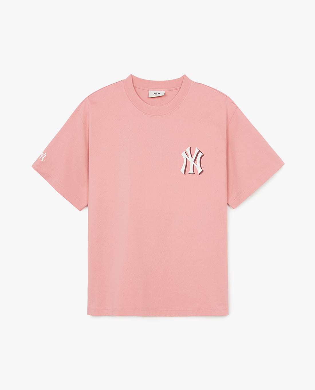 MLB - Áo thun unisex cổ tròn tay ngắn hiện đại Vintage Monotive