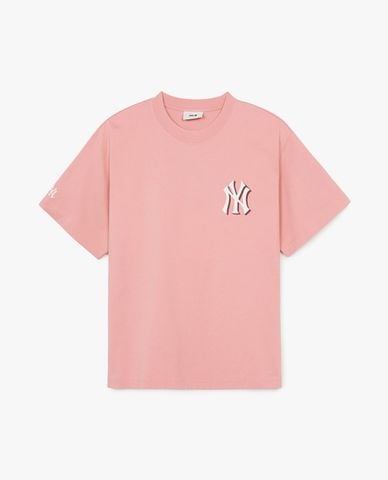  MLB - Áo thun unisex cổ tròn tay ngắn hiện đại Vintage Monotive 