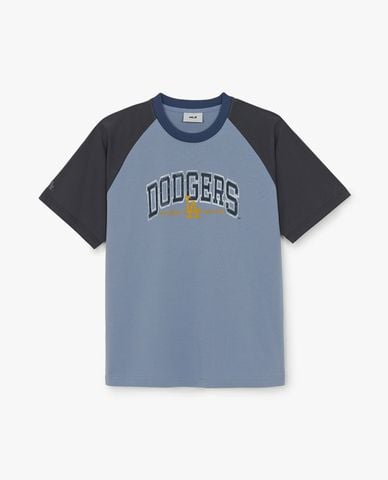  MLB - Áo thun unisex cổ tròn tay ngắn Vintage Color Block 