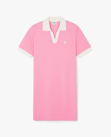  MLB - Đầm polo nữ mini cổ bẻ tay ngắn Basic Small Logo 