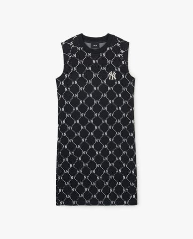  MLB - Đầm sát nách mini họa tiết monogram 