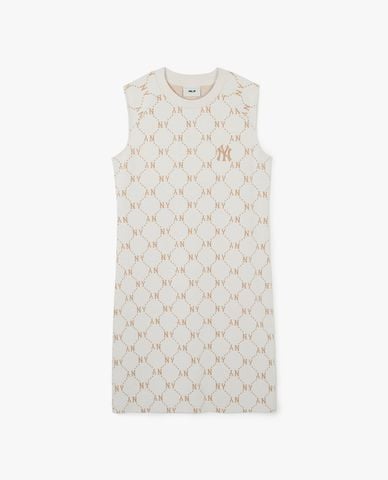  MLB - Đầm sát nách mini họa tiết monogram 