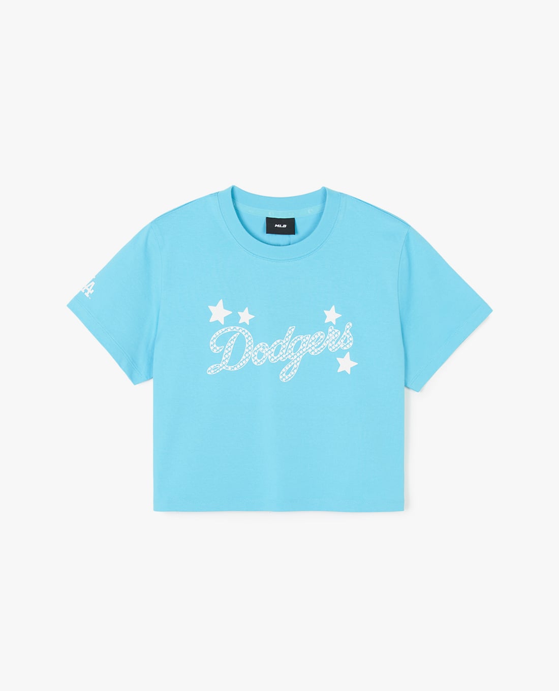 MLB - Áo croptop nữ cổ tròn tay ngắn trẻ trung