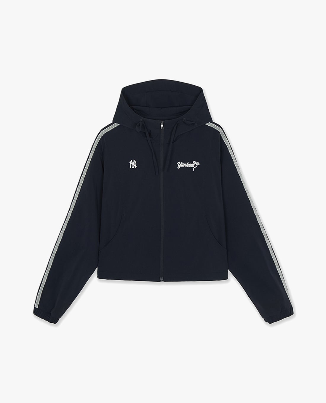 MLB - Áo khoác gió nữ phối mũ Varsity Sporty