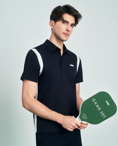  K-SWISS - Áo polo nam tay ngắn phối sọc 