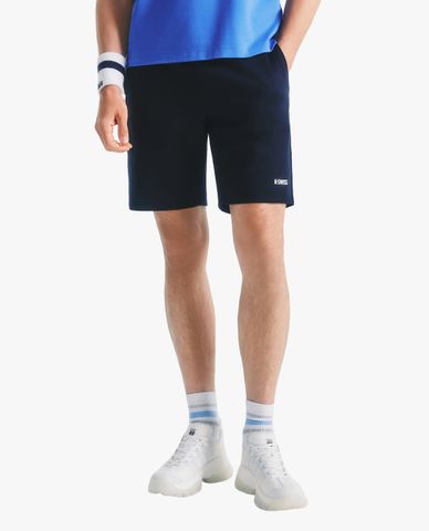  K-SWISS - Quần short thể thao nam ống rộng in logo 